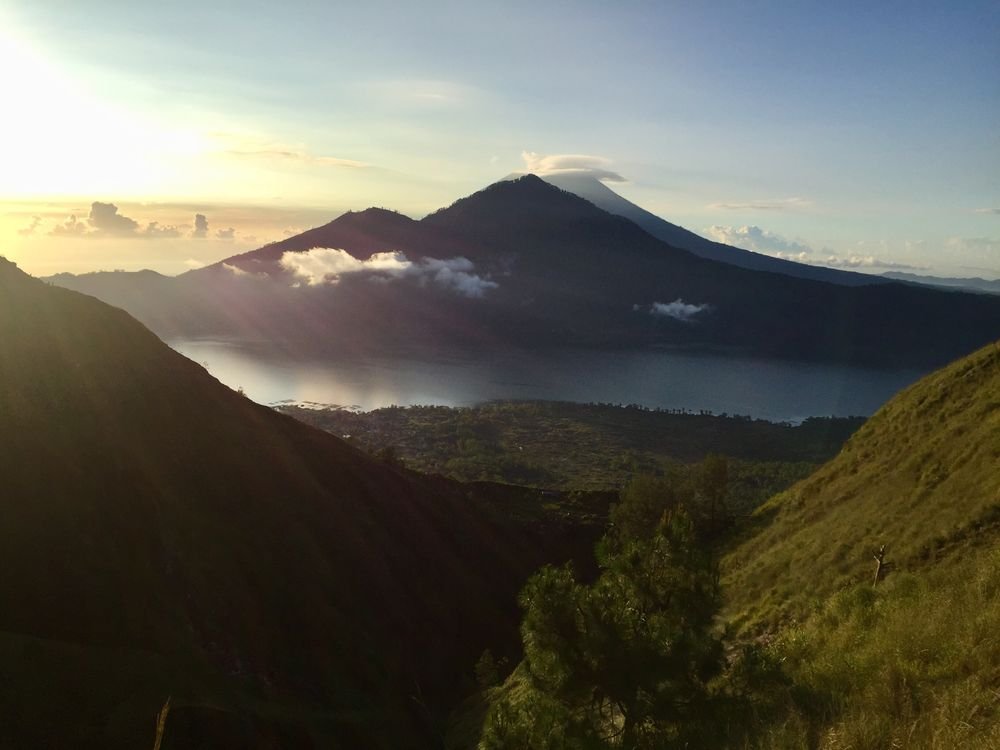 Mount Batur at sunrise, Kintamani