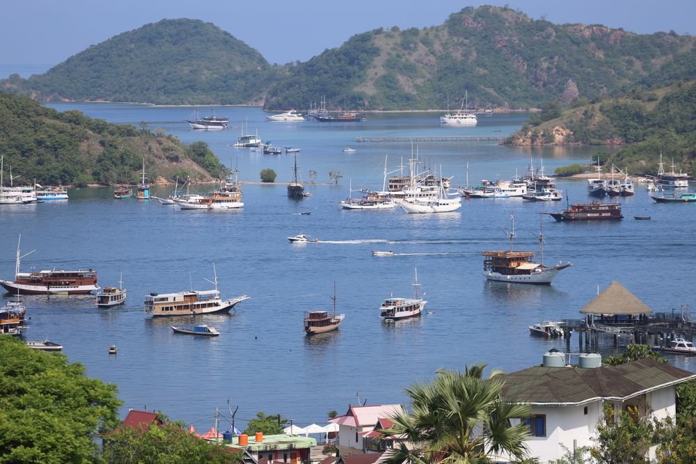 The harbour at Labuan Bajo, Flores