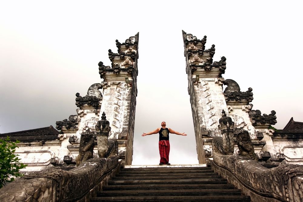 The Gates of Heaven at Lempuyang Temple