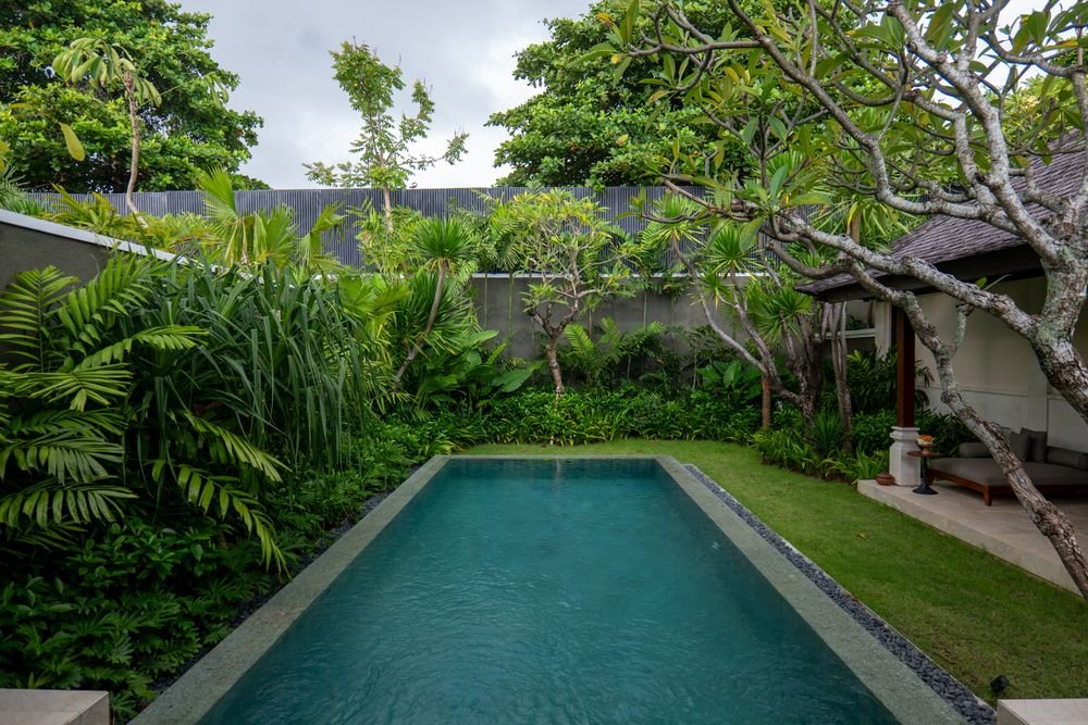 A villa pool in Bali
