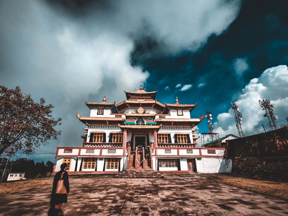 A Buddhist monastery in Kalimpong