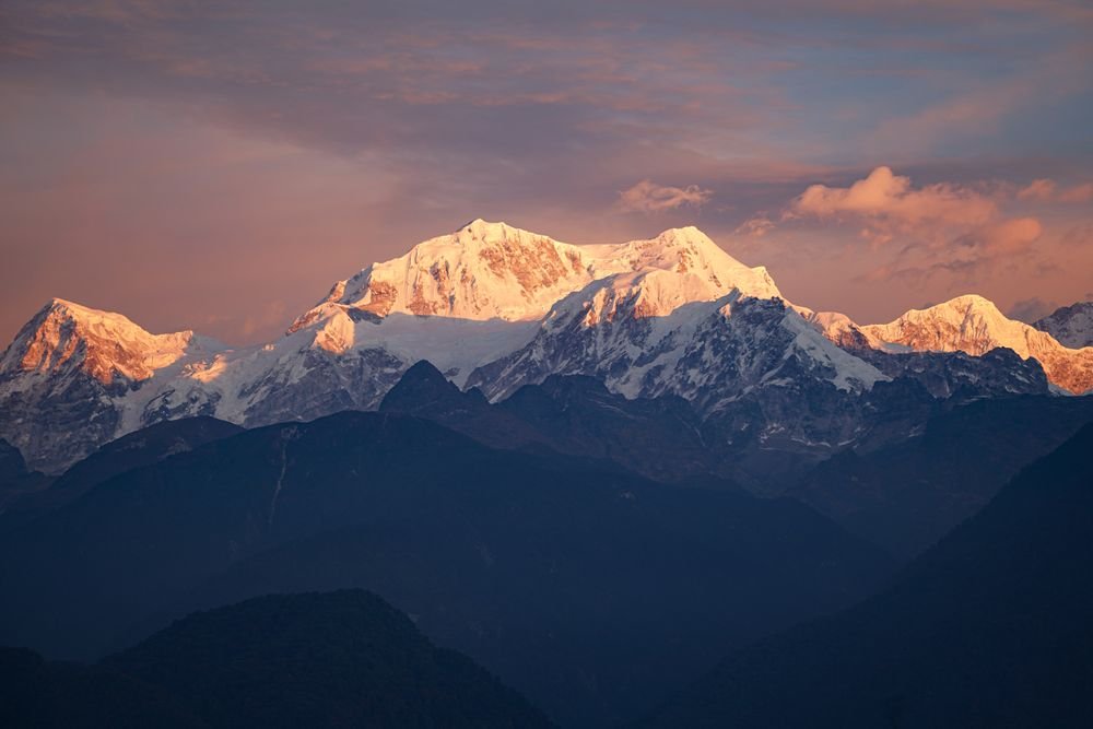 Kanchenjunga at sunrise