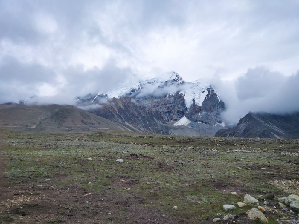 Snow peaks in North Sikkim