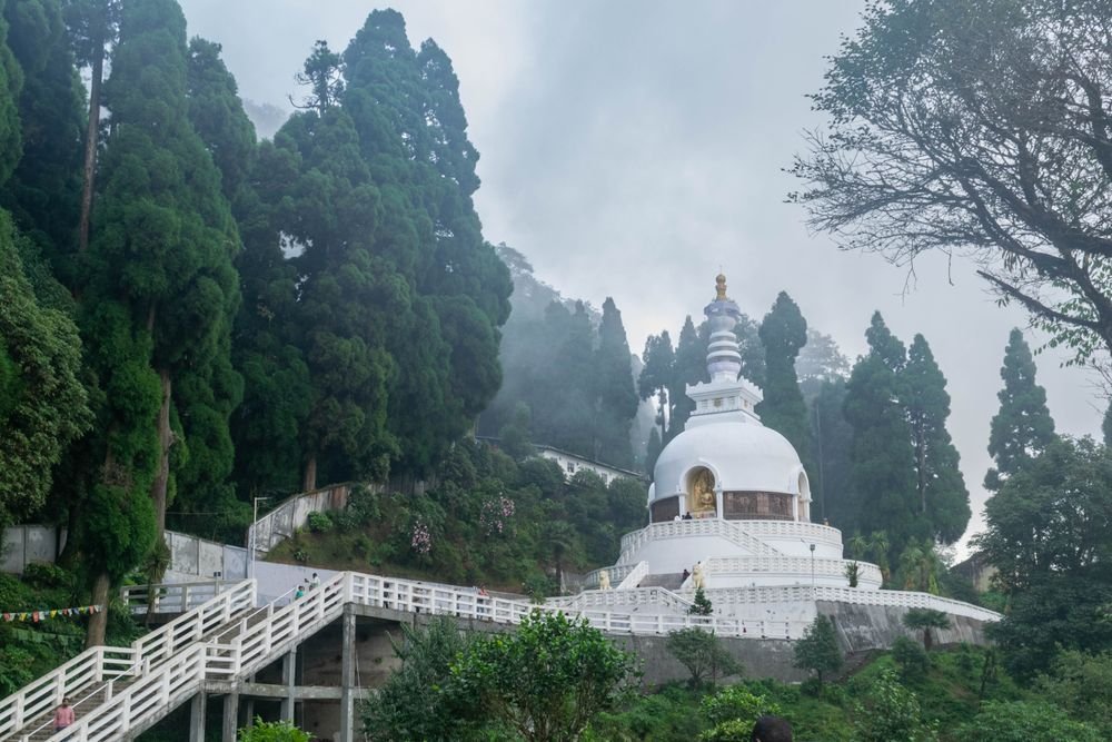 The Japanese Peace Pagoda, Darjeeling
