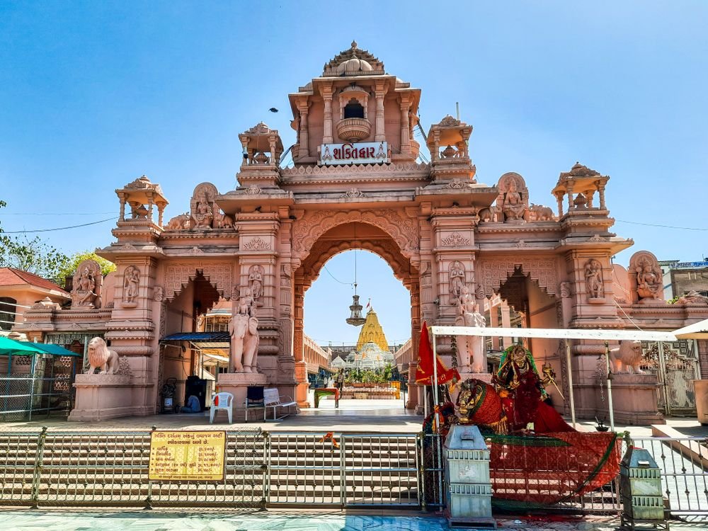 The gateway of the Ambaji temple