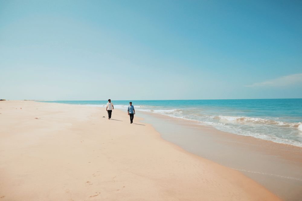 A quiet beach