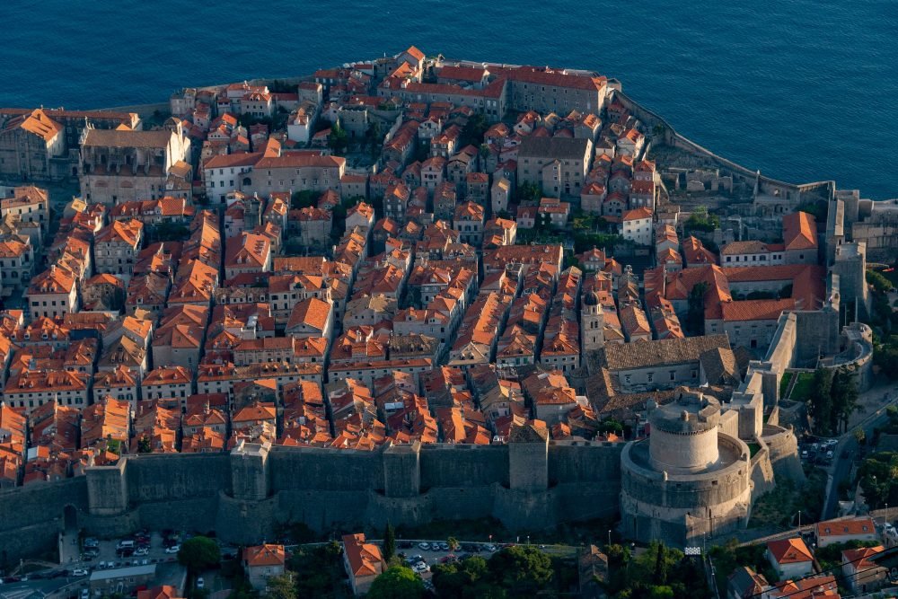 Dubrovnik's old town and walls