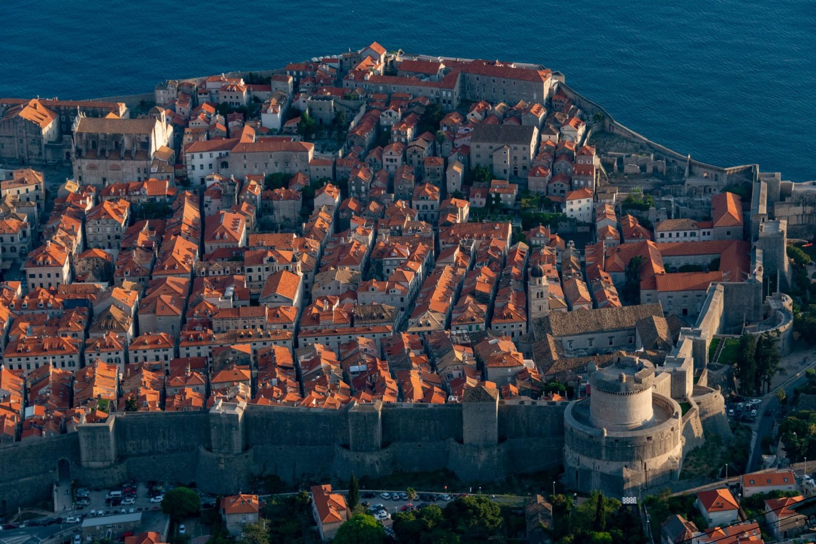 Dubrovnik's old town and walls