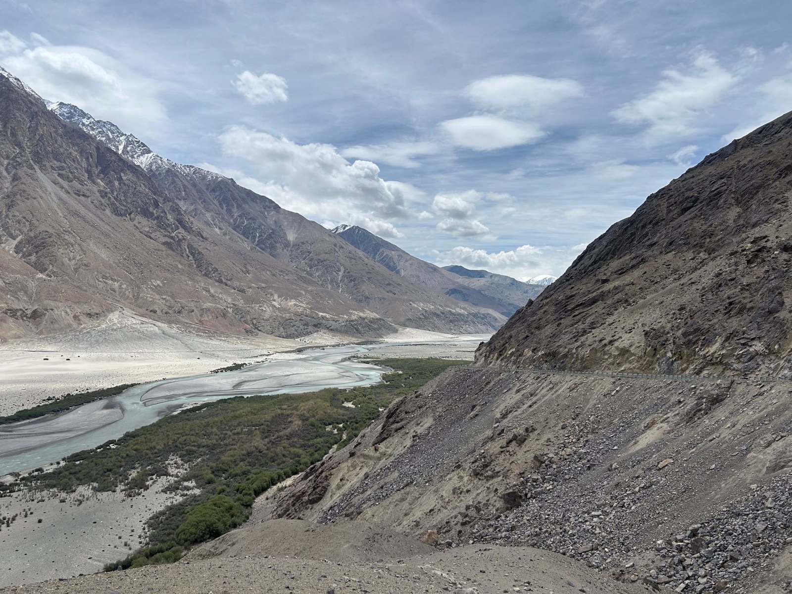 A river valley in northern Ladakh
