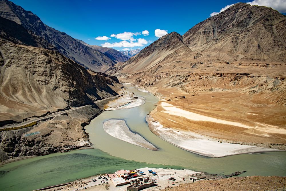 The Sangam of the Indus and Zanskar