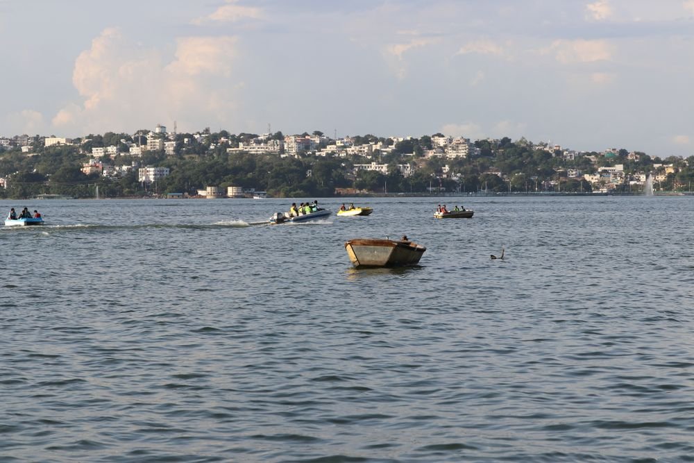 Boats on the Upper Lake, Bhopal