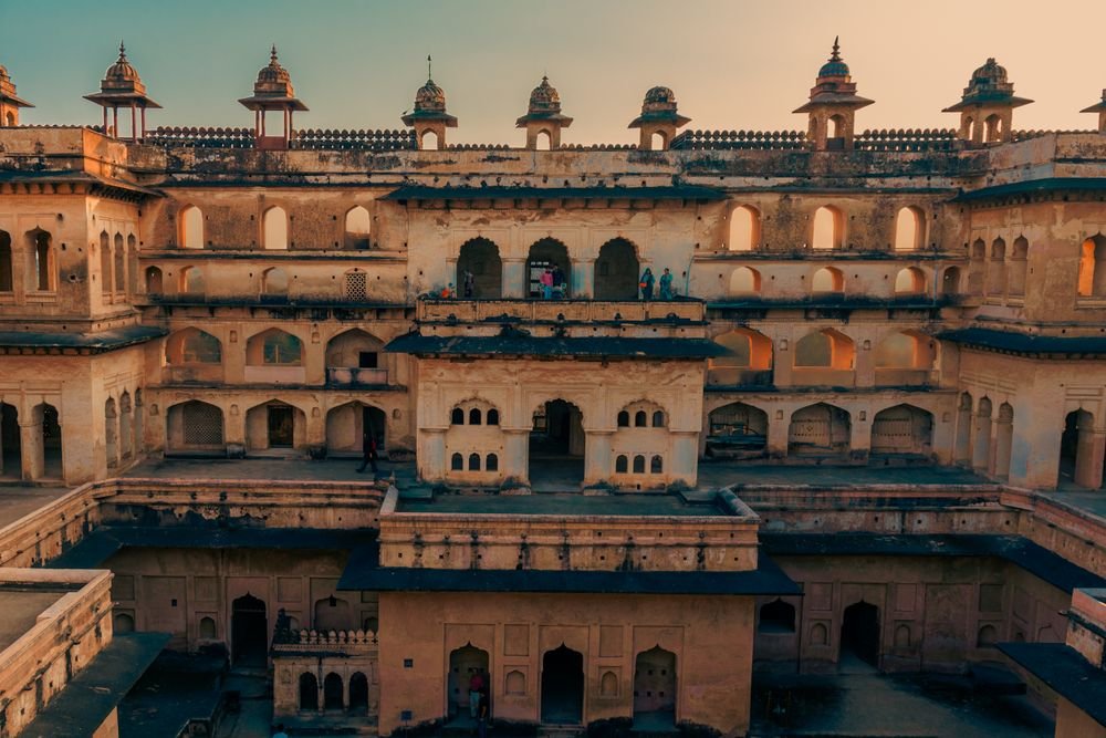 Raja Mahal in Orchha Fort