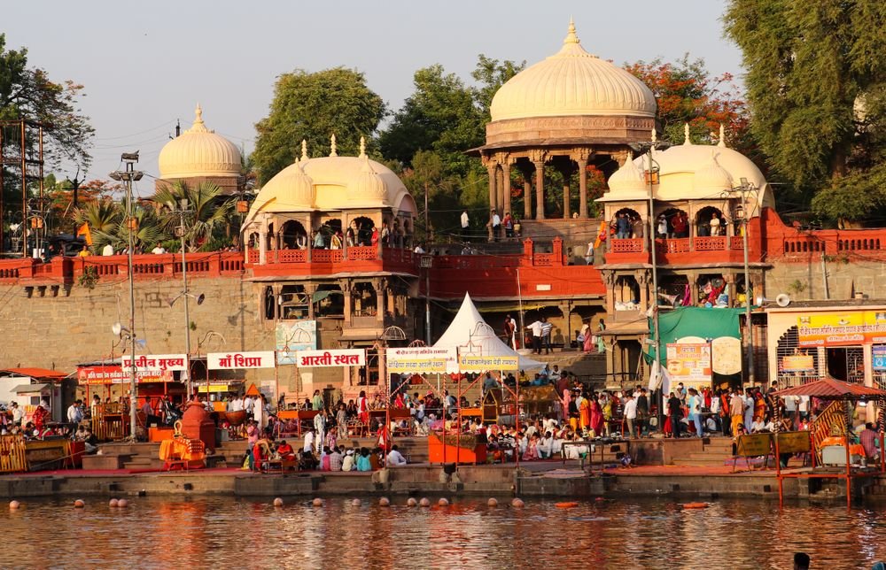 Evening at Ram Ghat, Ujjain
