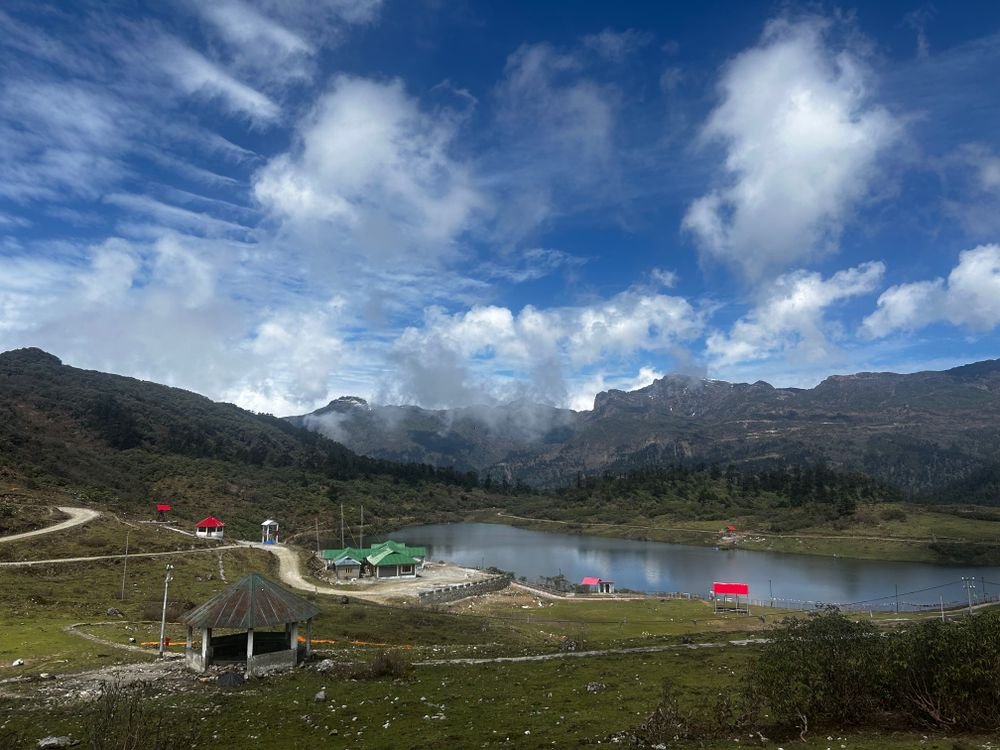 A high-altitude lake near Tawang