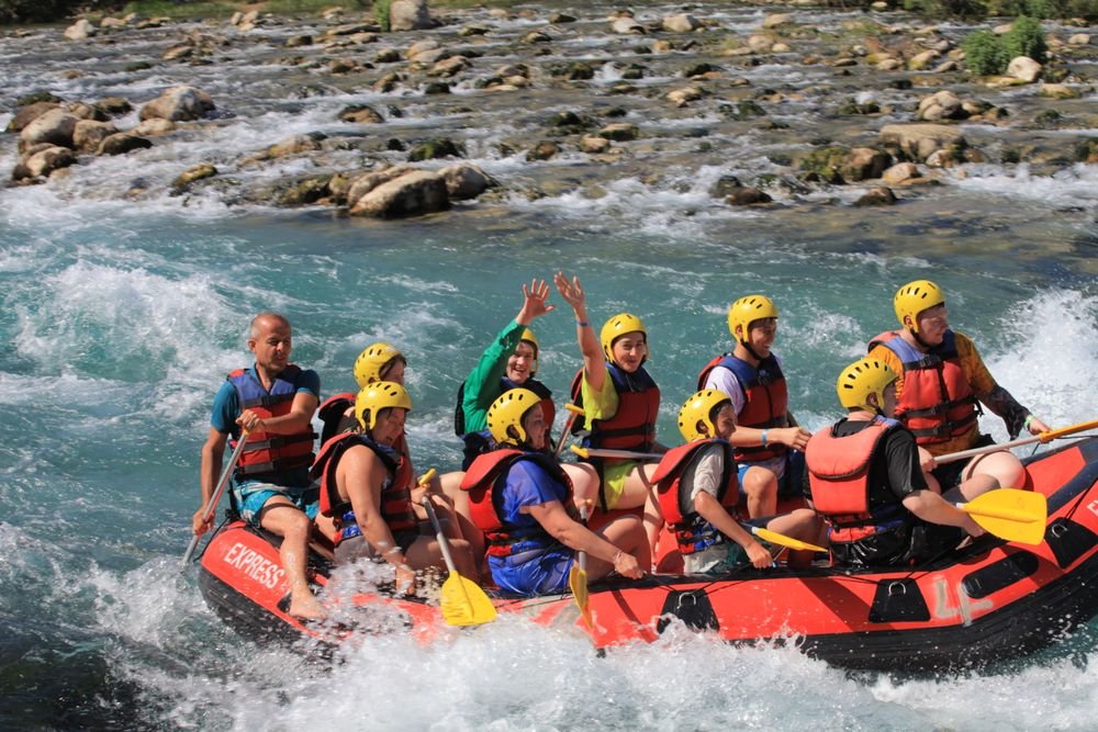 White-water rafting