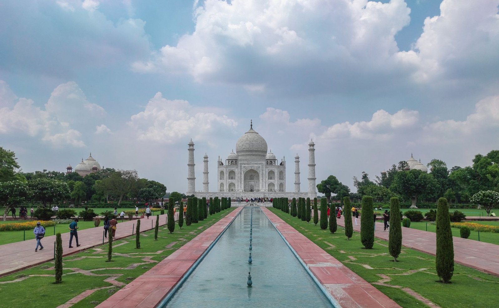 The Taj Mahal and its gardens, Agra