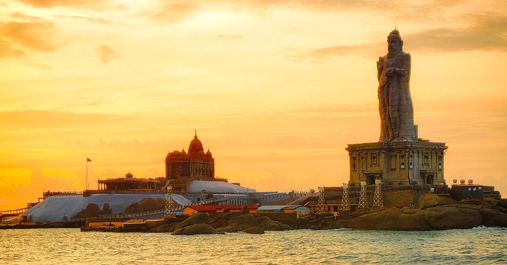 Sunset at Kanyakumari