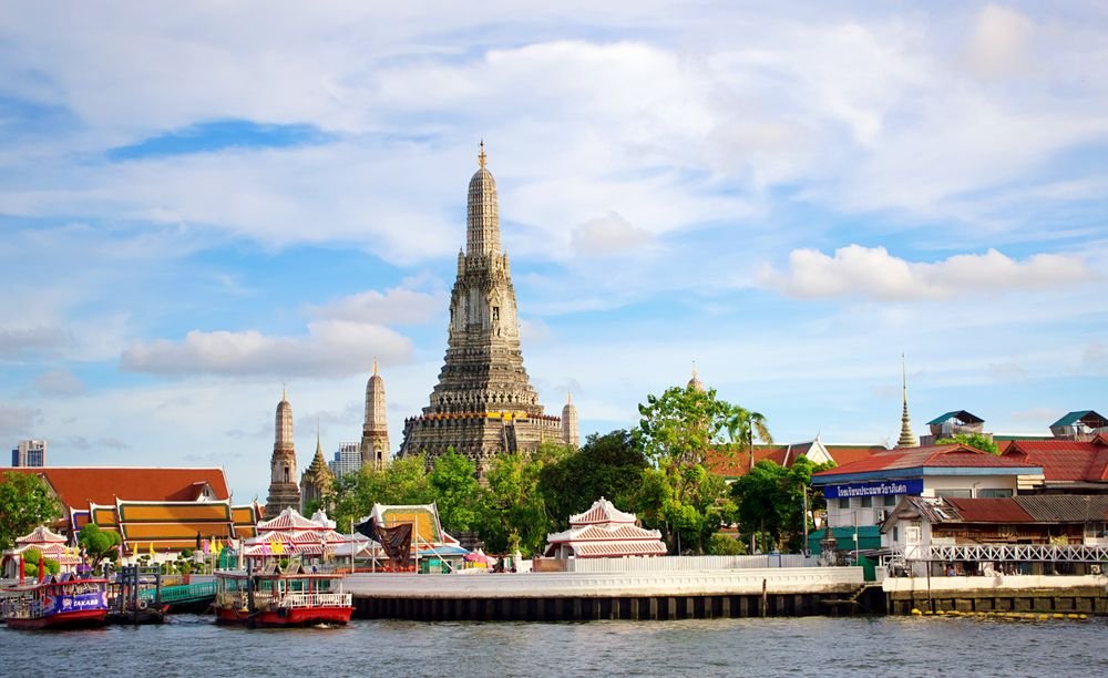 Wat Arun on the Chao Phraya, Bangkok
