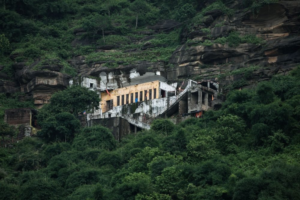 The green, rocky hills of Chitrakoot