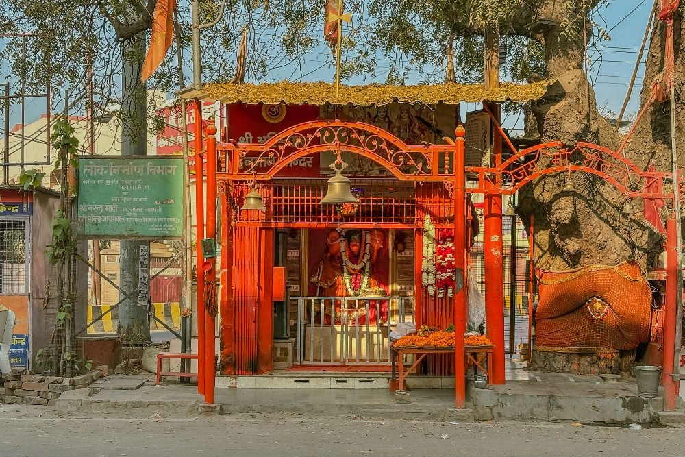 A Hanuman temple in Varanasi