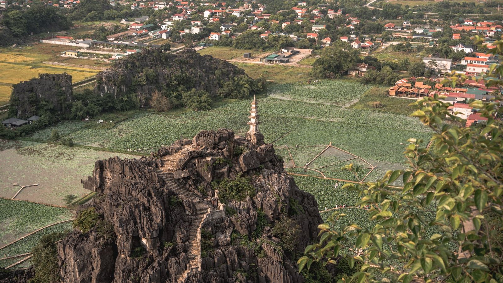 Ninh Binh from the Hang Mua viewpoint