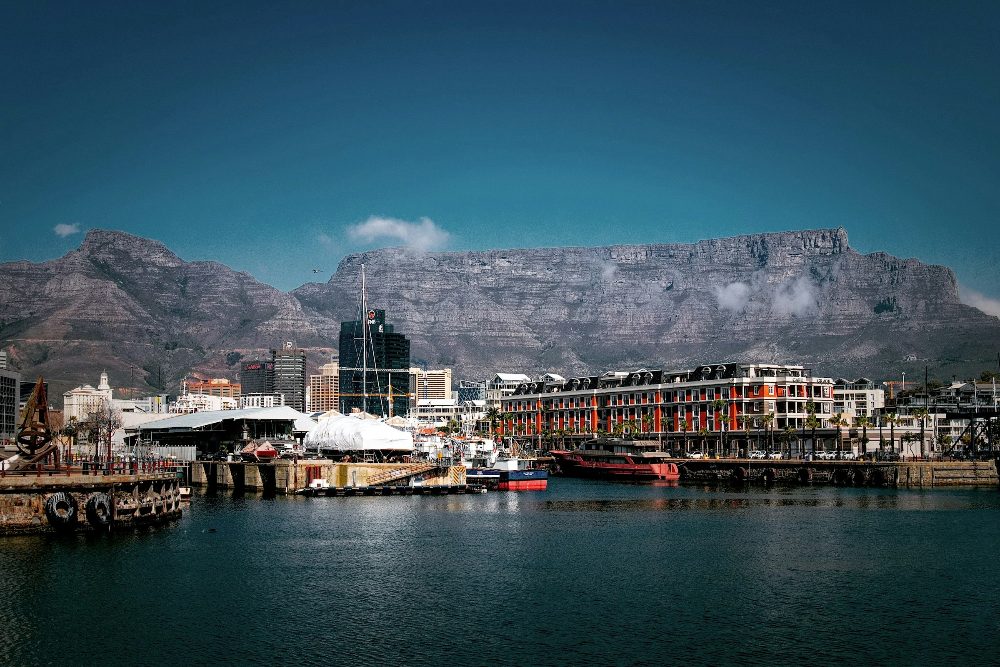 The V&A Waterfront and Table Mountain, Cape Town